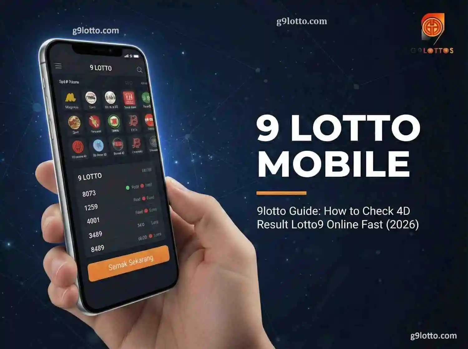 Cara semak 9 lotto result today malaysia