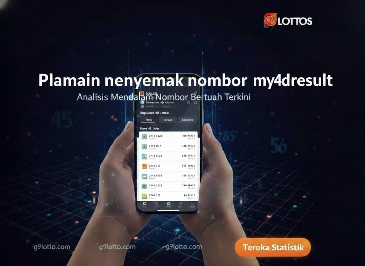 Pemain menyemak keputusan my4dresult