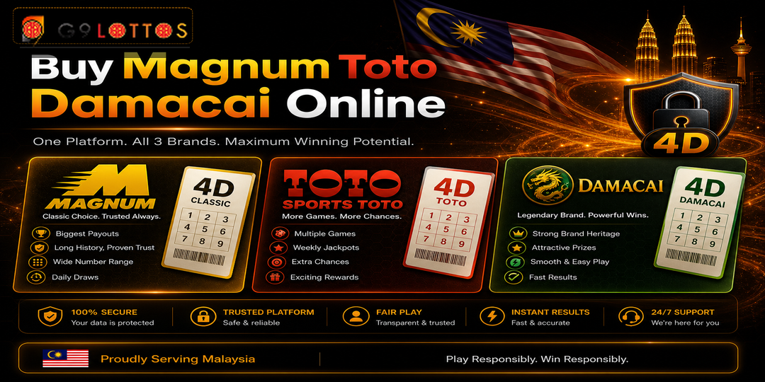 网上购买 Magnum Sports Toto Damacai 指南